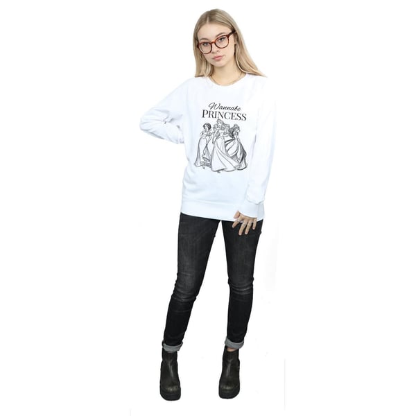 Disney Princess Womens/Ladies Wannabe Princess Sweatshirt