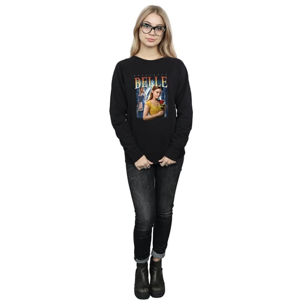Disney Womens/Ladies Beauty And The Beast Belle Montage Sweatshirt
