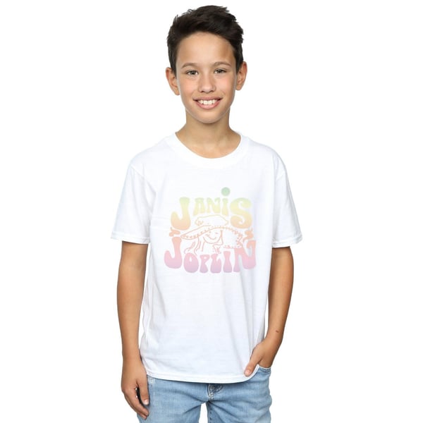 Janis Joplin Boys Pastel Logo T-Shirt