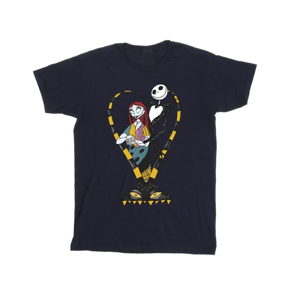 The Nightmare Before Christmas Girls Heart Jack Cotton T-Shirt
