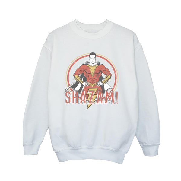 DC Comics Pojkar Shazam Retro Cirkel Sliten Tröja