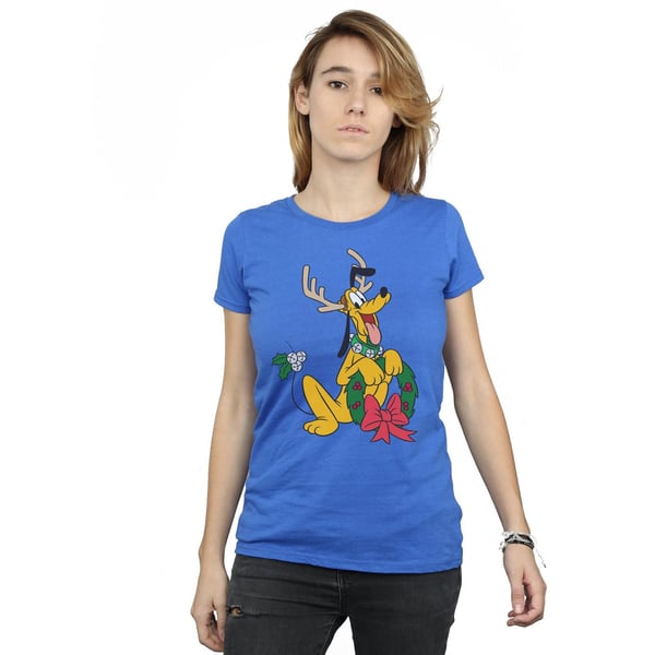 Disney Dam/Dam Pluto Julren Bomulls T-Shirt