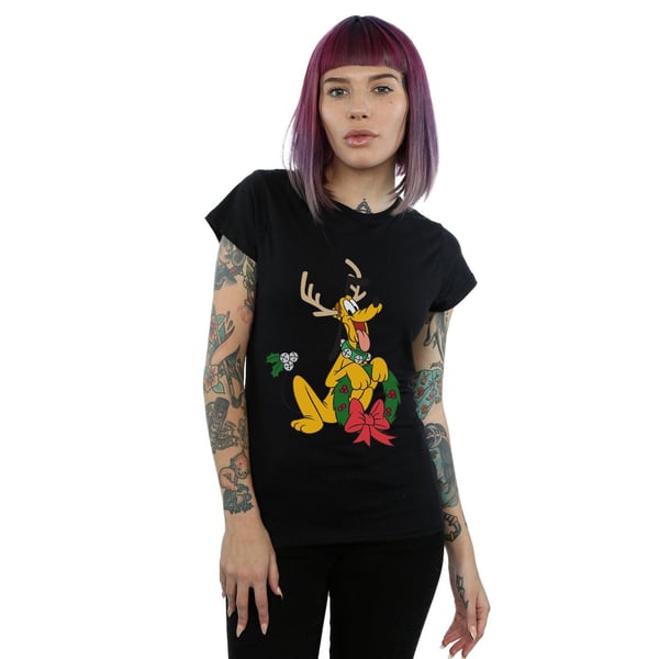 Disney Dam/Dam Pluto Julren Bomulls T-Shirt