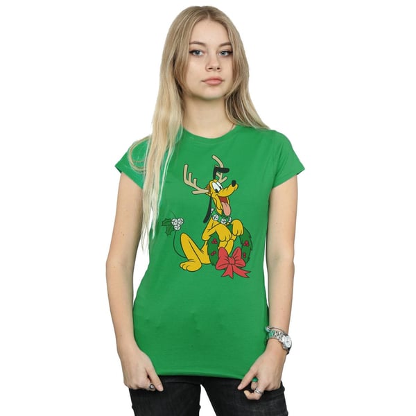 Disney Dam/Dam Pluto Julren Bomulls T-Shirt