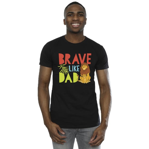Disney Mens The Lion King Brave Like Dad T-Shirt