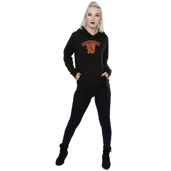Harry Potter Womens/Ladies Gryffindor Sport Emblem Hoodie