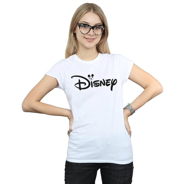 Disney Womens/Ladies Mickey Mouse Head Logo Cotton T-Shirt