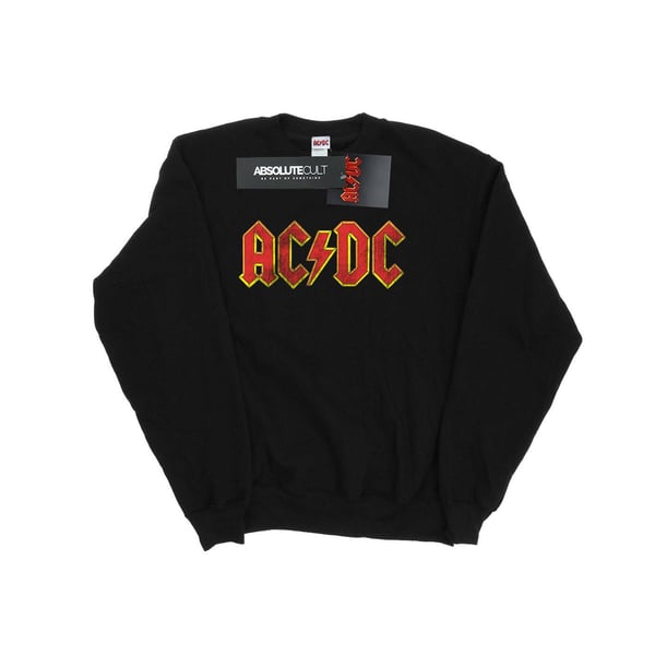 AC/DC Girls Distressed Red Logo Sweatshirt