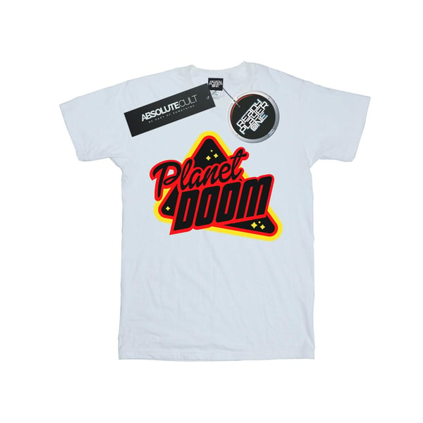 Ready Player One Boys Planet Doom Logo T-shirt