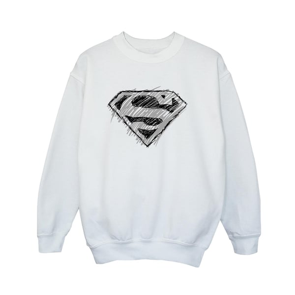 DC Comics Pojkar Superman Logotyp Skiss Tröja