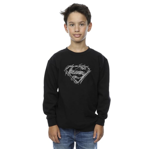 DC Comics Boys Superman Logo Sketch Sweatshirt