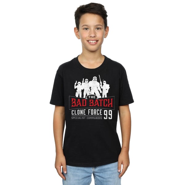 Star Wars Boys The Bad Batch Clone Force 99 T-paita