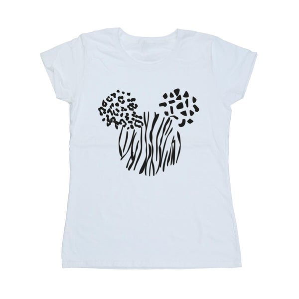 Disney Womens/Ladies Mickey Mouse Animal Cotton T-Shirt