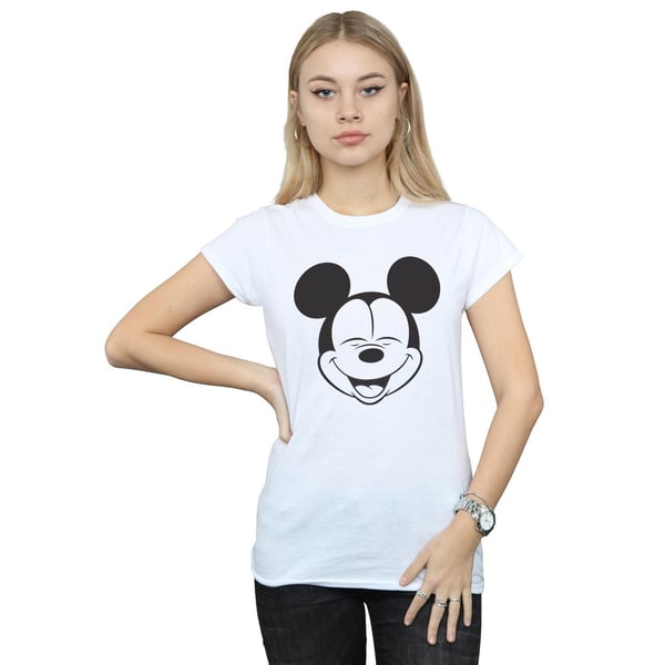 Disney naisten Mikki Hiiri suljetut silmät puuvillainen T-paita