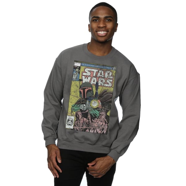 Star Wars Mens Boba Fett Comic Sweatshirt