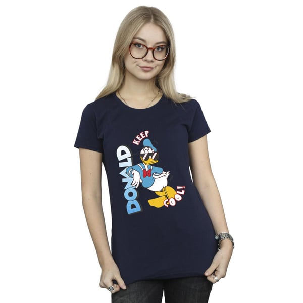 Disney Womens/Ladies Donald Duck Cool Cotton T-Shirt