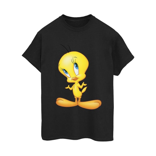 Looney Tunes Womens/Ladies Tweety Standing Cotton Boyfriend T-Shirt