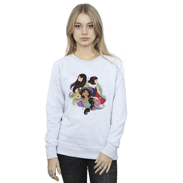 Disney Womens/Ladies Princess Mulan Jasmine Snow White Sweatshirt