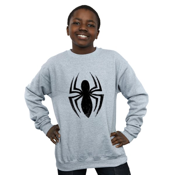 Marvel Boys Spider-Man Ultimate Spider Logo Sweatshirt