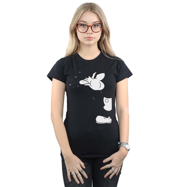 Disney Womens/Ladies Mickey Mouse Cut Cotton T-Shirt