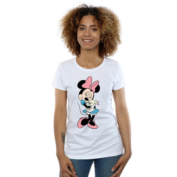 Disney Womens/Ladies Minnie Bunny Hug Cotton T-Shirt