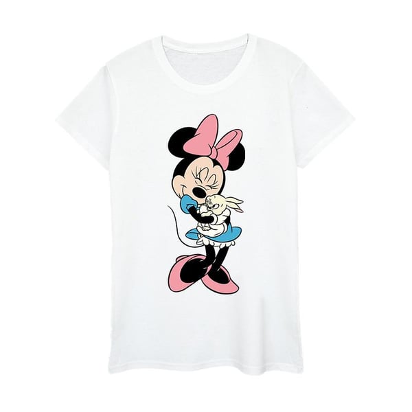 Disney Womens/Ladies Minnie Bunny Hug Cotton T-Shirt