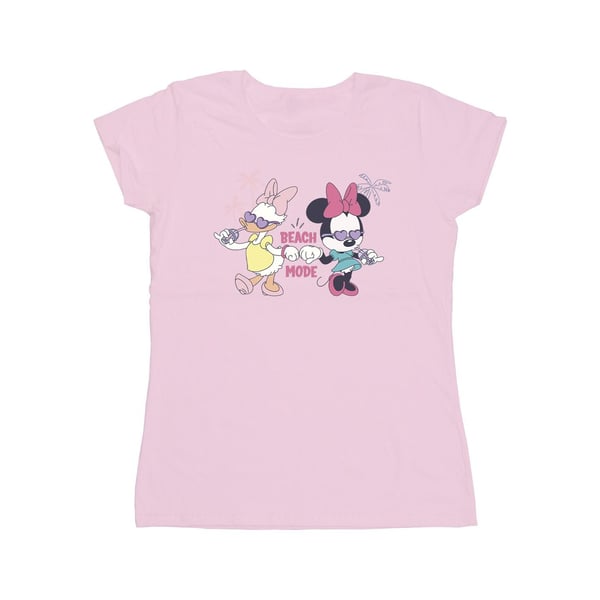 Disney Womens/Ladies Minnie Daisy Beach Mode Cotton T-Shirt