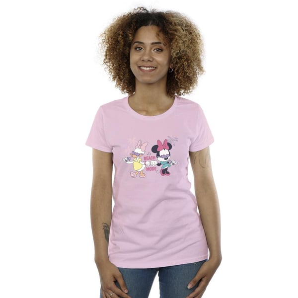 Disney Womens/Ladies Minnie Daisy Beach Mode Cotton T-Shirt