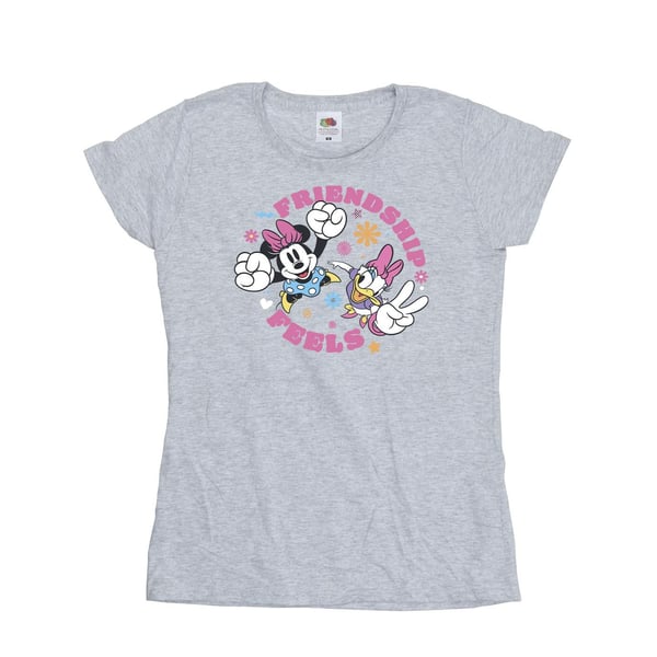 Disney Womens/Ladies Minnie Mouse Daisy Friendship Cotton T-Shirt