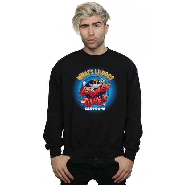 Looney Tunes Mens Cartoons What´s Up Doc Circle Sweatshirt