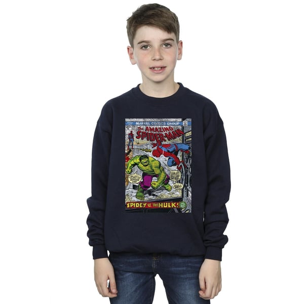 Marvel Boys Spider-Man VS Hulk Cover Sweatshirt