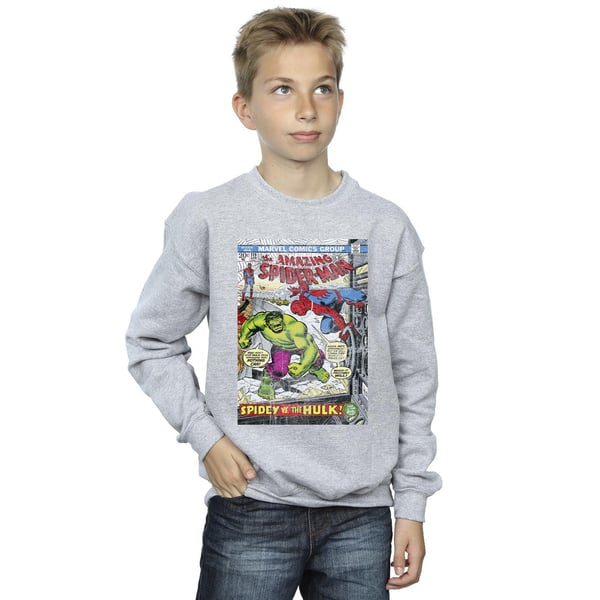 Marvel Boys Spider-Man VS Hulk Cover Sweatshirt