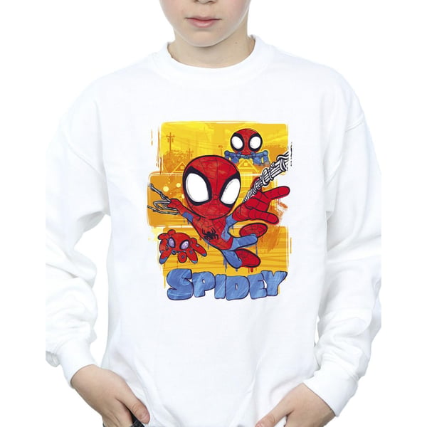 Marvel Boys Spidey And His Amazing Friends Flying Sweatshirt