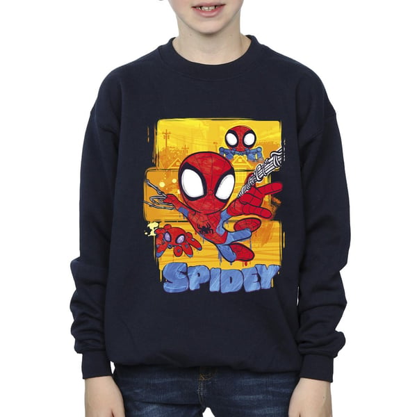 Marvel Boys Spidey And His Amazing Friends Flying Sweatshirt