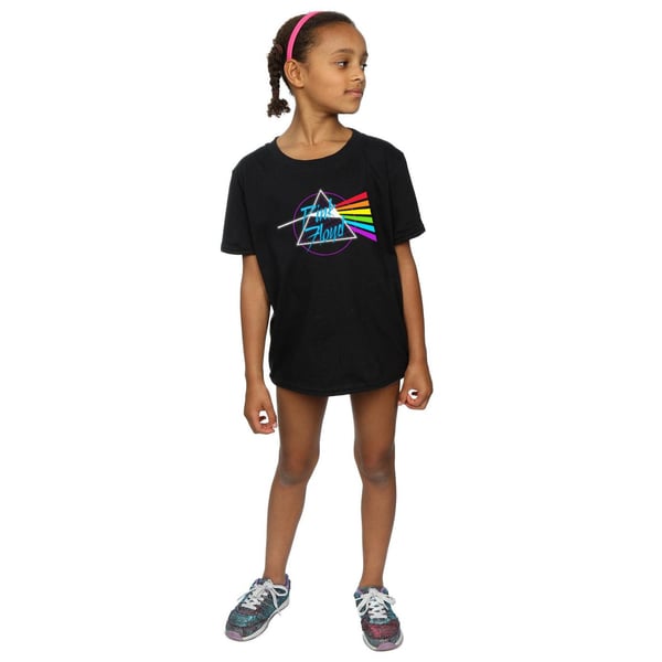 Pink Floyd Girls Neon Darkside Cotton T-Shirt
