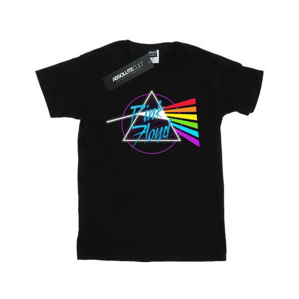 Pink Floyd Girls Neon Darkside Cotton T-Shirt