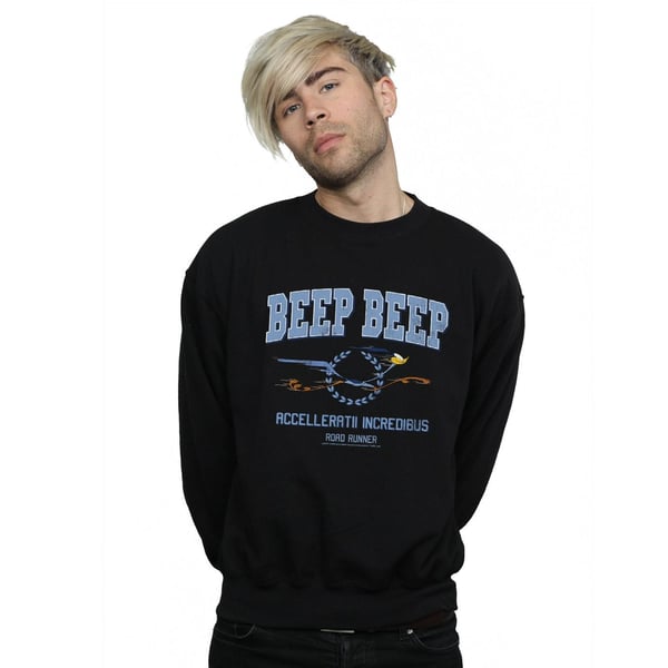 Looney Tunes Mens Road Runner Beep Beep Sweatshirt