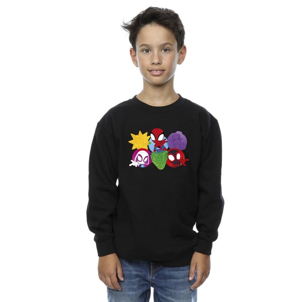 Marvel Boys Spidey And His Amazing Friends Faces Sweatshirt