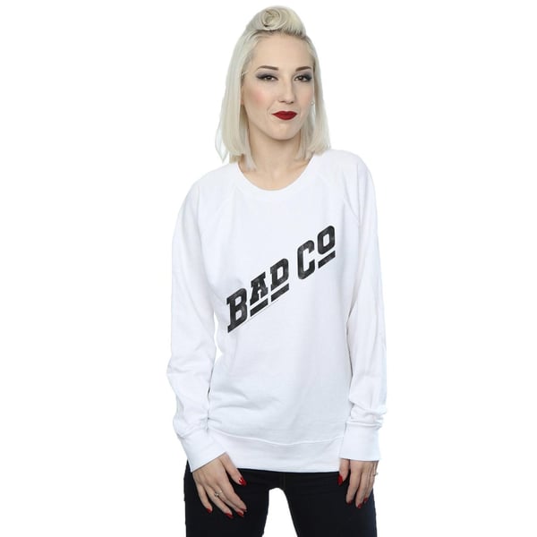Bad Company Womens/Ladies Distressed Logo Sweatshirt