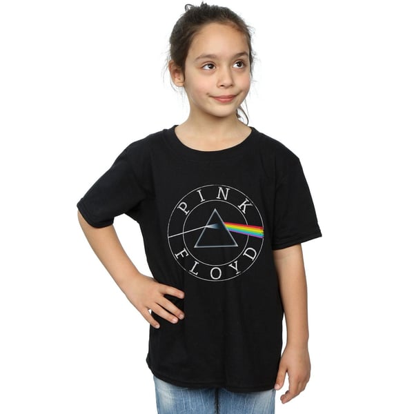 Pink Floyd Girls Prism Circle Logo Cotton T-Shirt