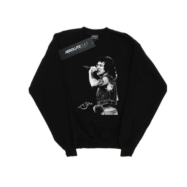 Bon Scott Womens/Ladies Signed Photo Sweatshirt