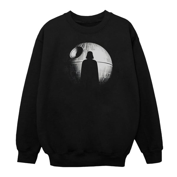 Star Wars Boys Rogue One Death Star Vader Silhouette Sweatshirt