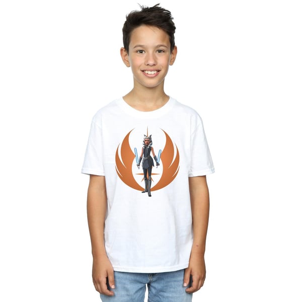 Star Wars Boys Clone Wars Ahsoka Rebel Pose T-Shirt