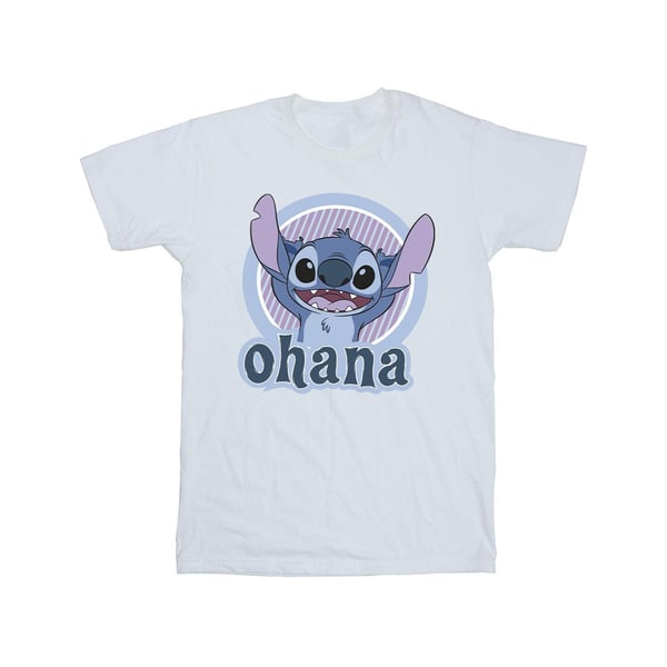 Disney Mens Lilo And Stitch Ohana Circle T-Shirt