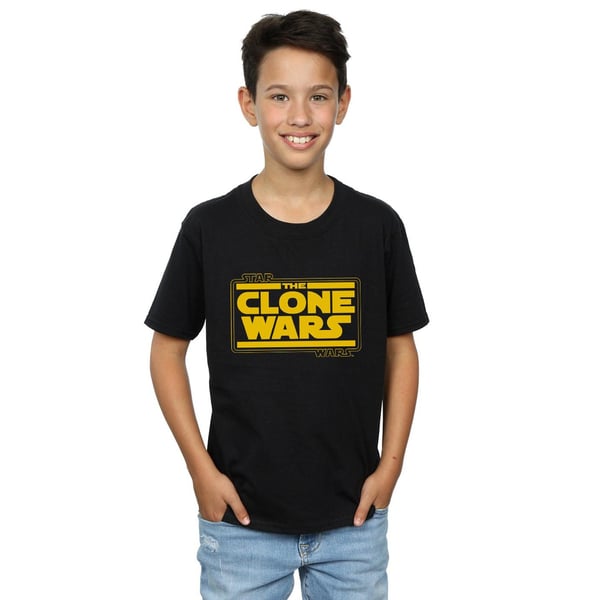 Star Wars Boys Clone Wars -logo T-paita