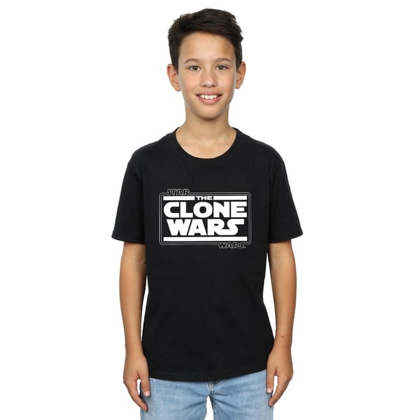 Star Wars Boys Clone Wars -logo T-paita