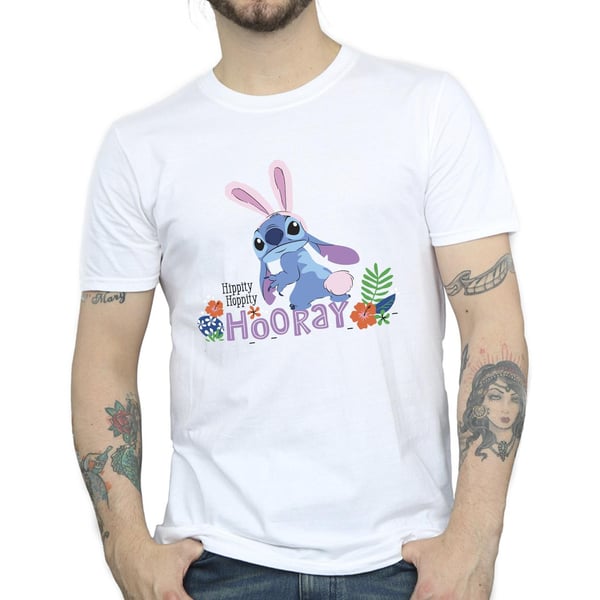 Disney Mens Lilo & Stitch Hippity Hop Stitch T-Shirt