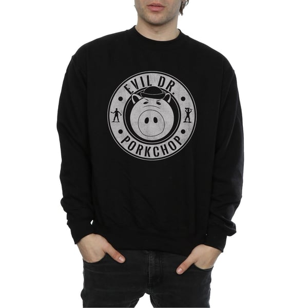 Disney Mens Toy Story Evil Dr Pork Chop Sweatshirt