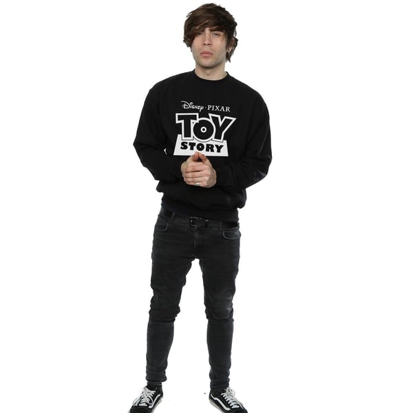 Disney Mens Toy Story Logo Outline Sweatshirt