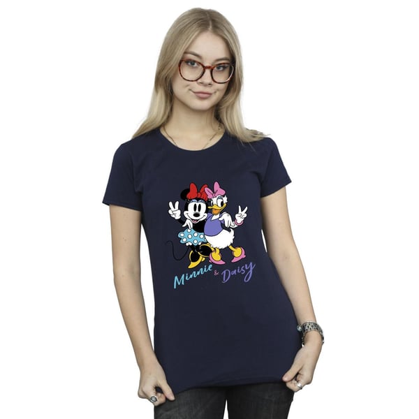 Disney Womens/Ladies Minnie Mouse And Daisy Cotton T-Shirt
